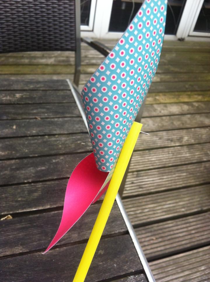 Stylisches Retro Windrad selbstgemacht