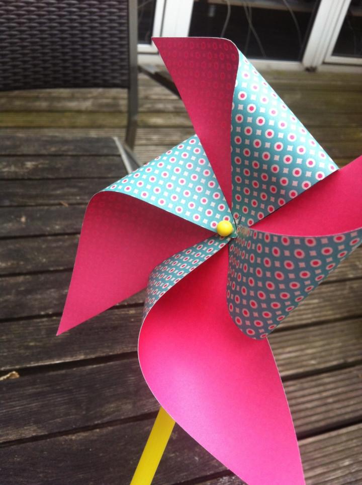 Stylisches Retro Windrad selbstgemacht