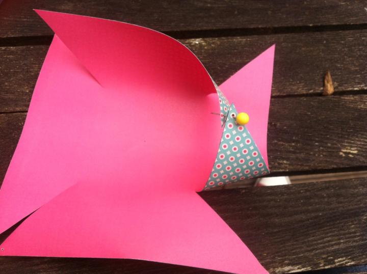 Stylisches Retro Windrad selbstgemacht