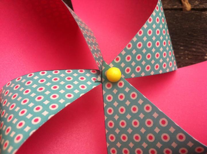 Stylisches Retro Windrad selbstgemacht