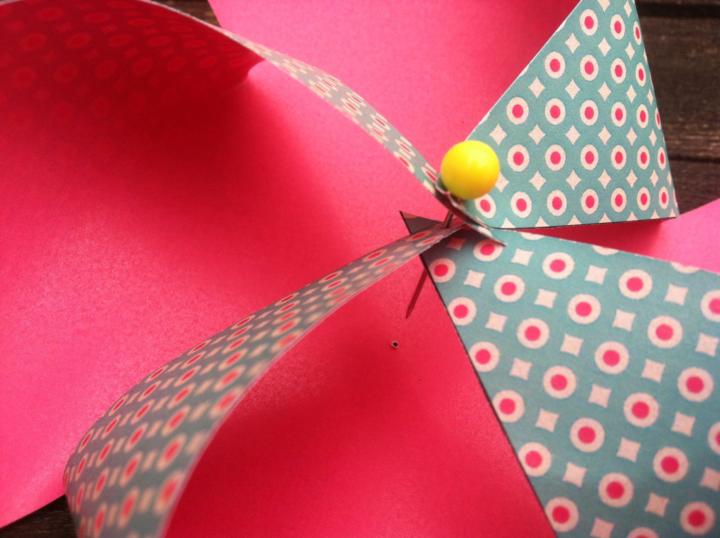 Stylisches Retro Windrad selbstgemacht