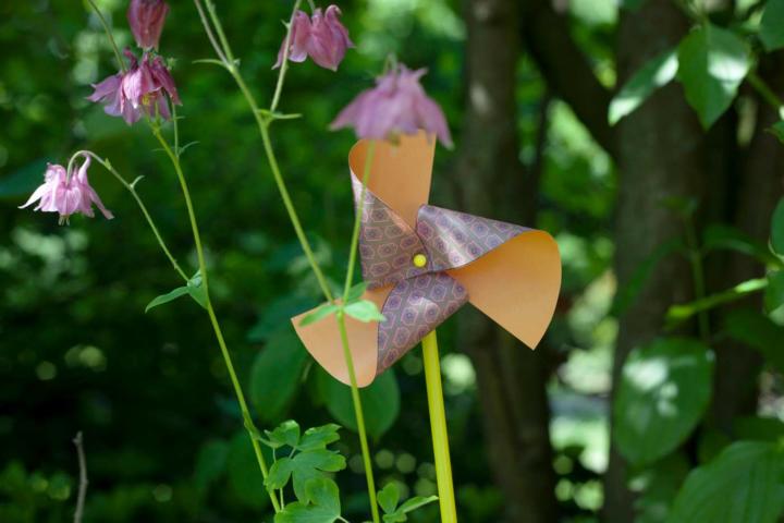 Stylisches Retro Windrad selbstgemacht