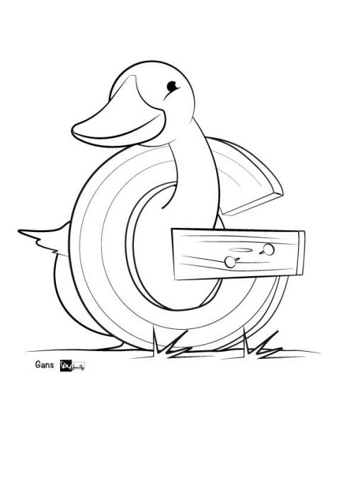 Das Tieralphabet als Malvorlage zum Download Teil 1 DIY