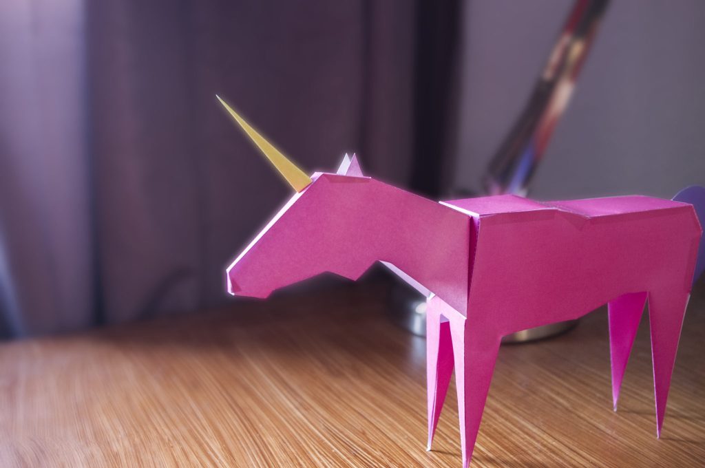 Ein süßes DIY Einhorn aus Papier zum selber basteln!