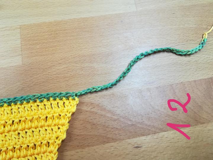 Wimpelkette aus Wolle