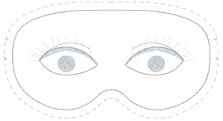 Schlafbrille selber nähen - DIY-Family