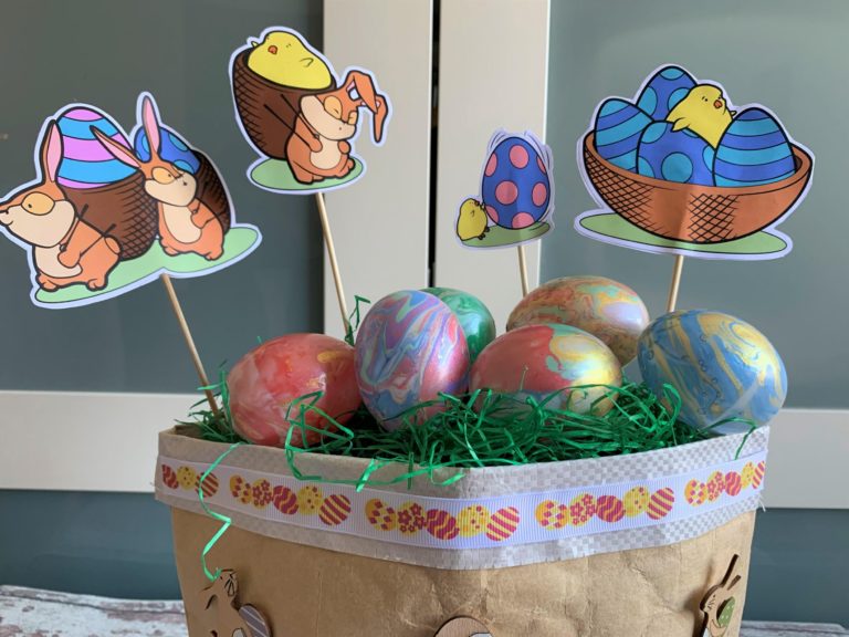 Osternest in 2 Schritten basteln – Anleitung - DIY-Family