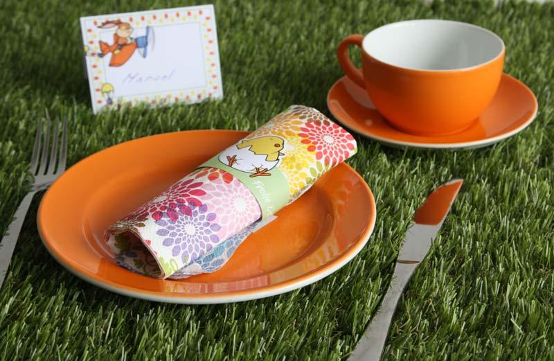 Tischdeko für Ostern - Anleitung mit Vorlagen