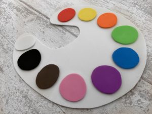 Farben lernen: Die Mischpalette - Anleitung