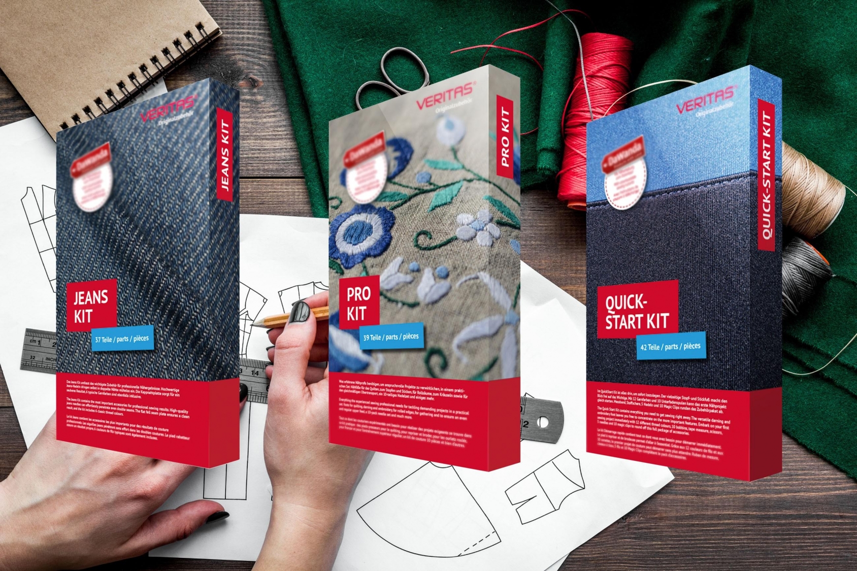 Die Geschichte VERITAS und klasse Näh-Kits - DIY-Family