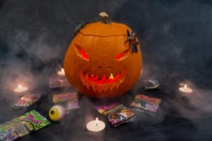 Spooky Kürbis für Halloween