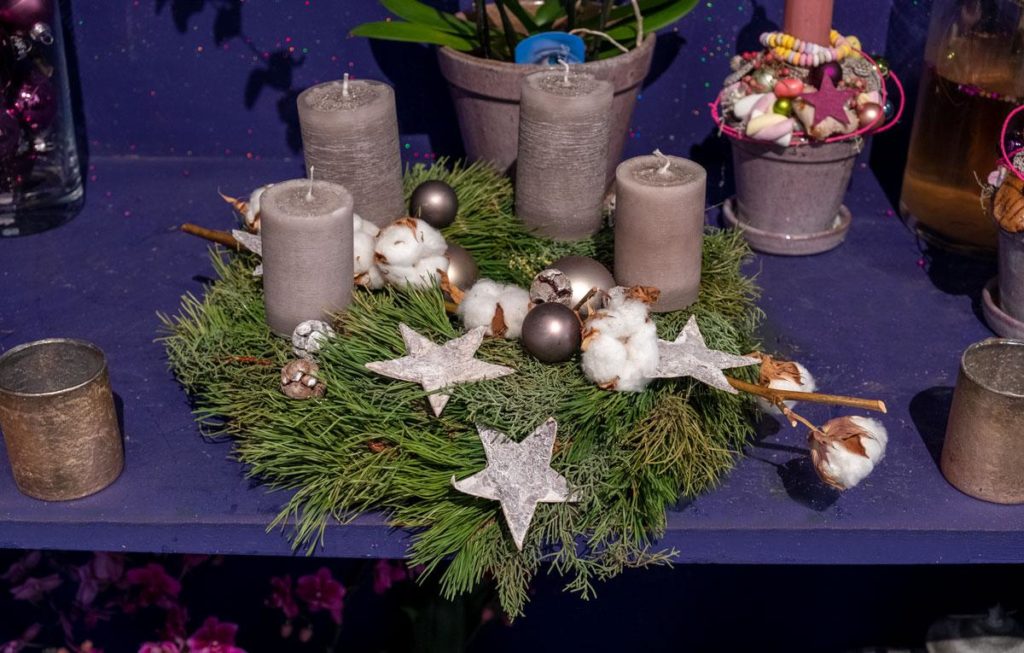 stylischer Adventskranz