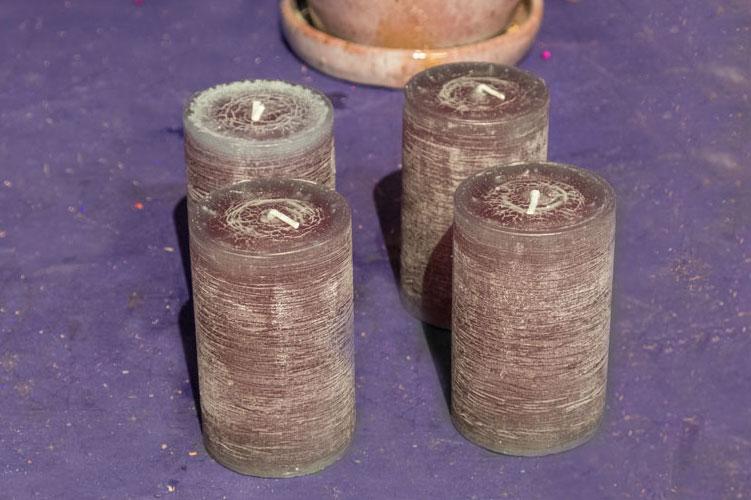 stylischer Adventskranz