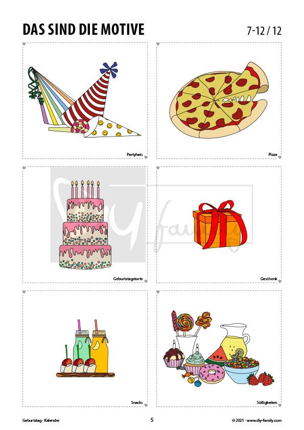 Geburtstag – Kalender 2021