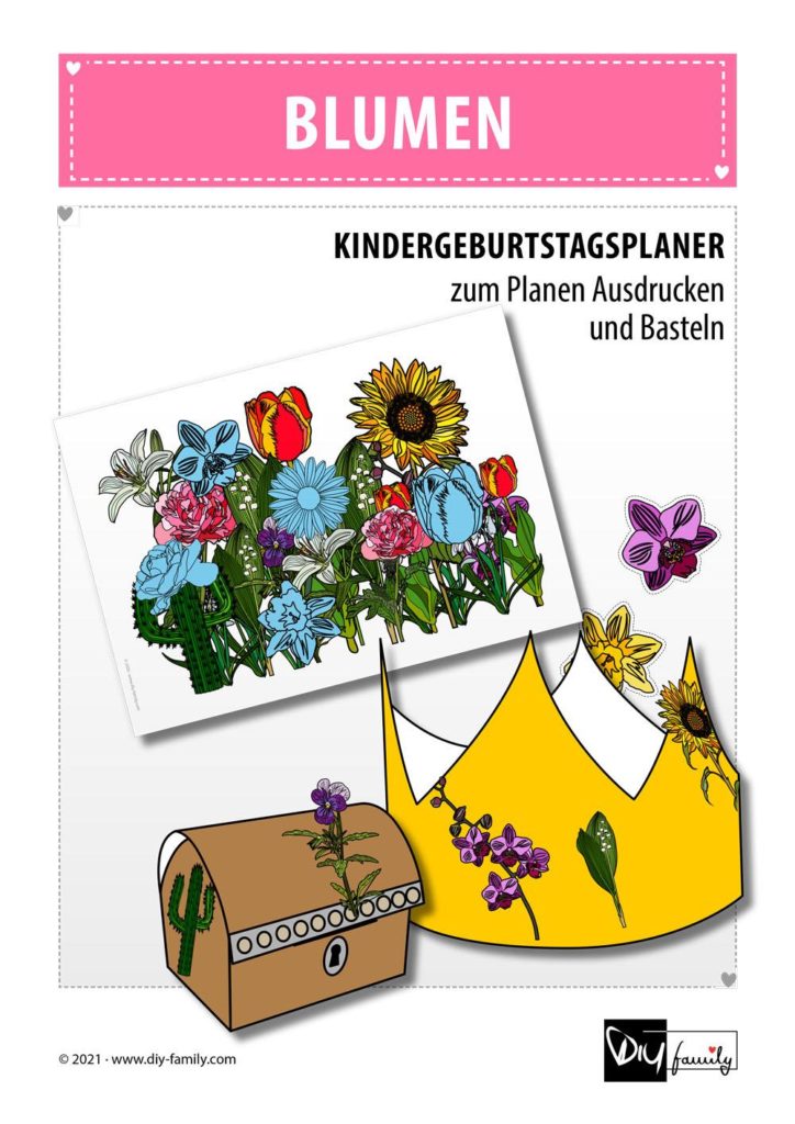 Blumen – Kindergeburtstagsplaner