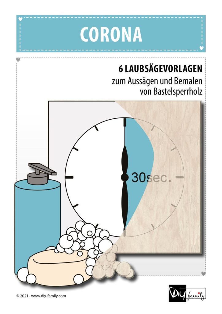 Corona – Laubsägevorlagen