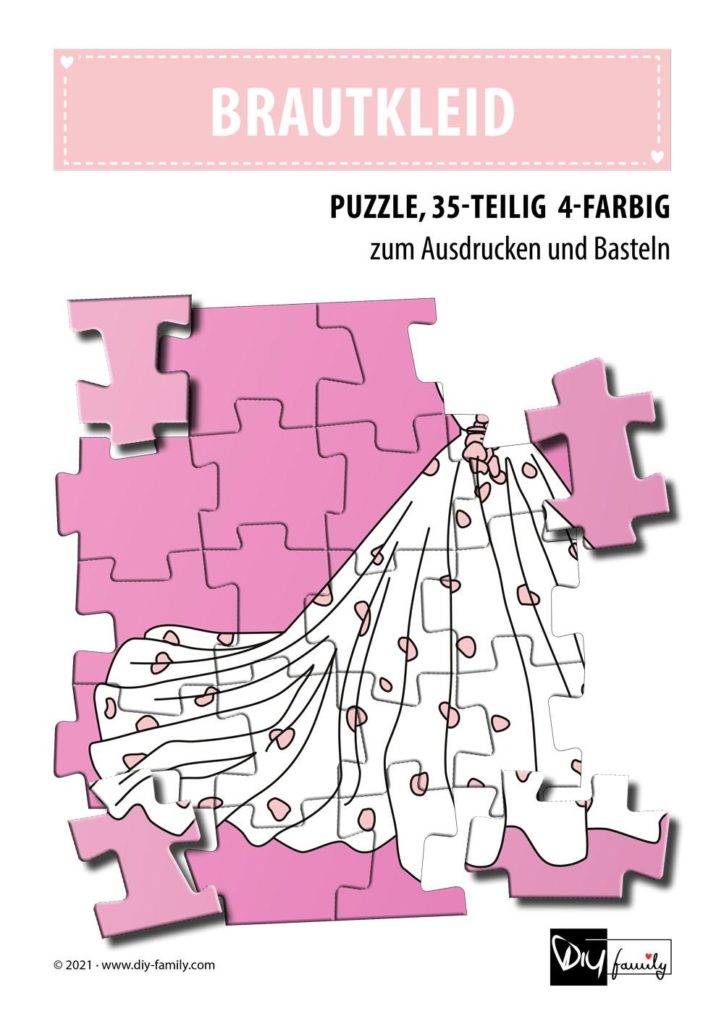 Brautkleid – Puzzle