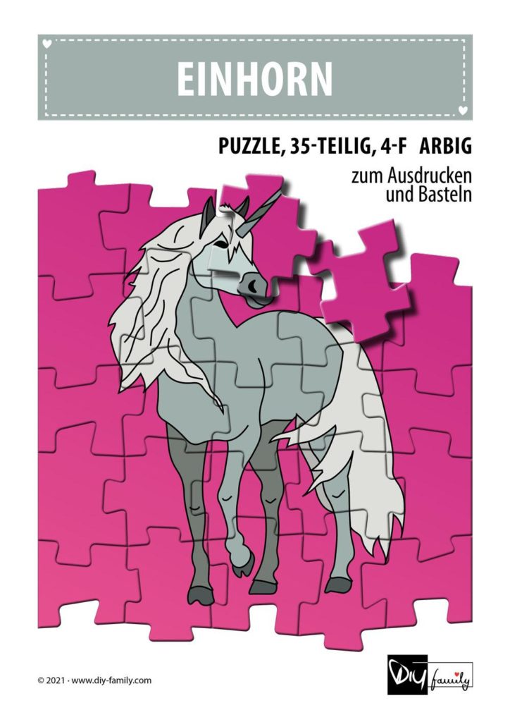 Einhorn – Puzzle