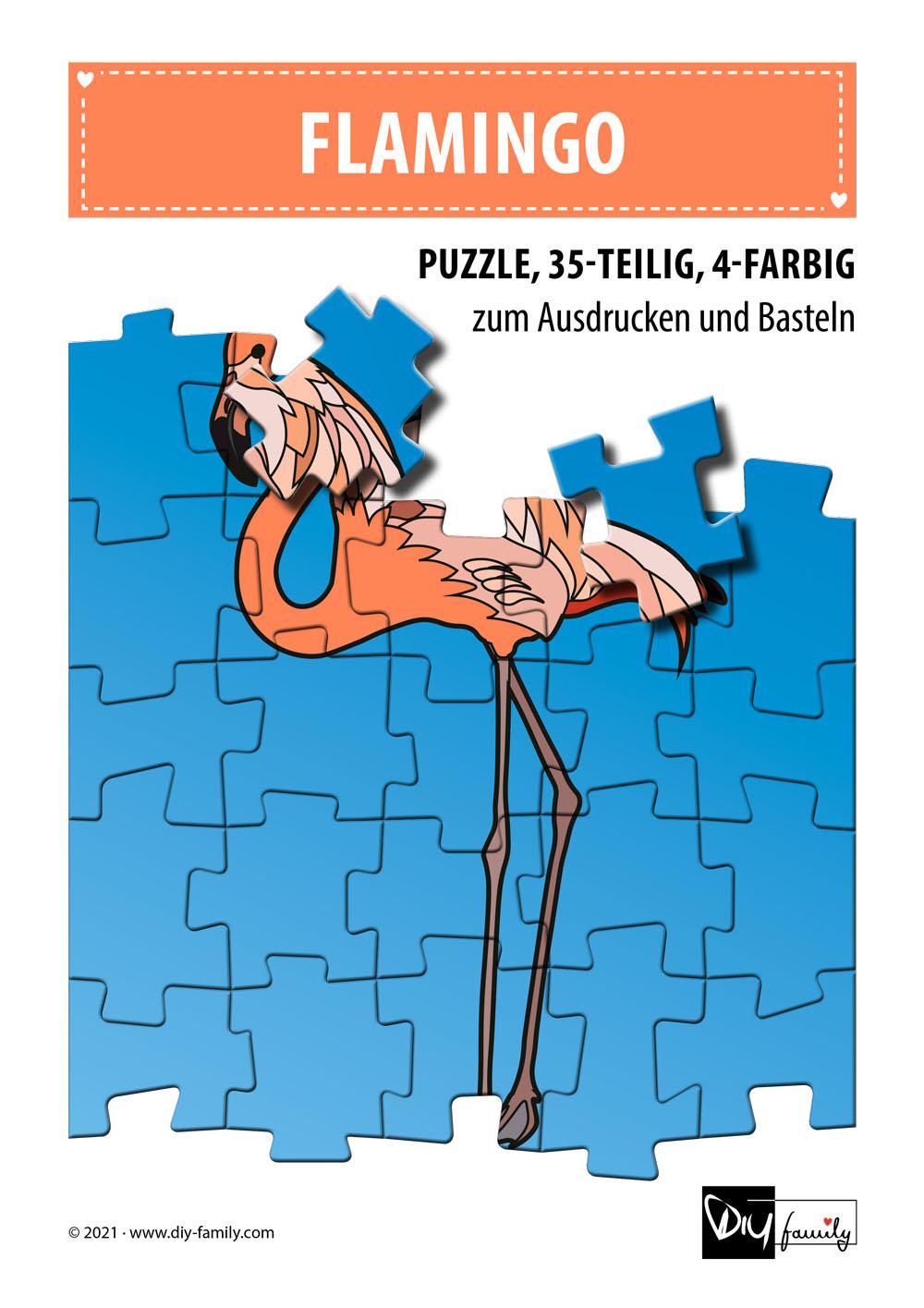 Flamingo – Puzzle - DIY-Family