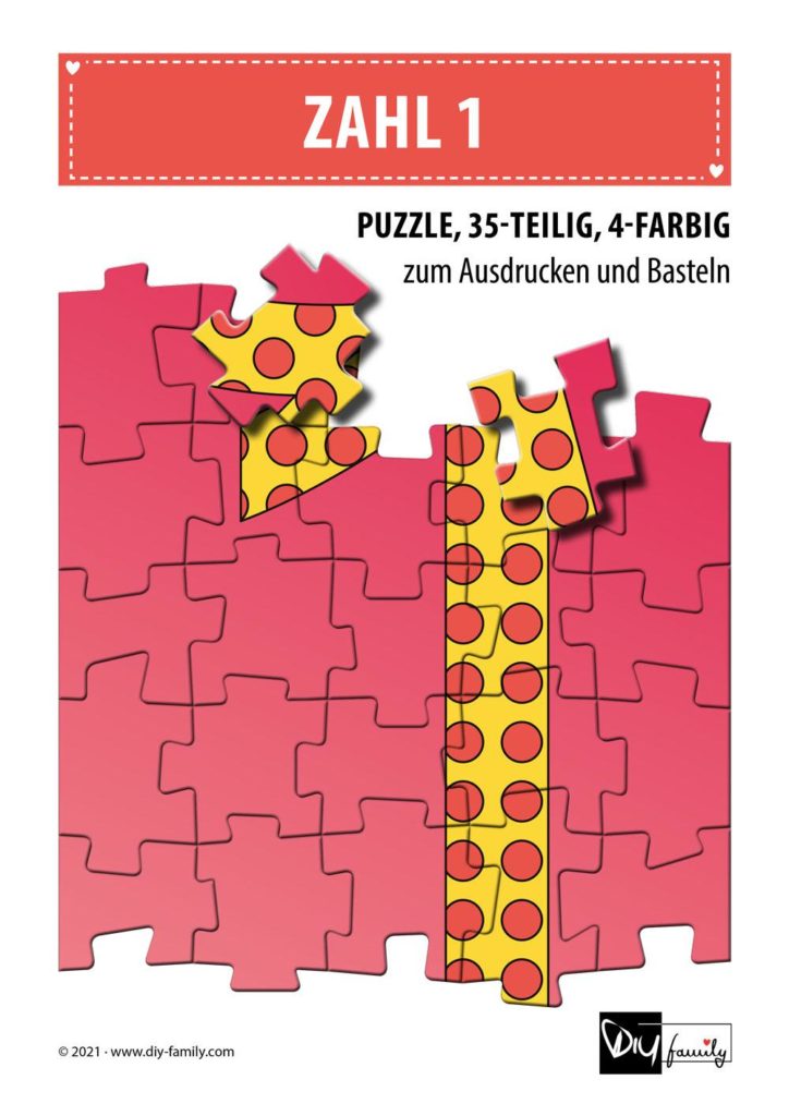 Gepunktete Zahlen 1 – Puzzle