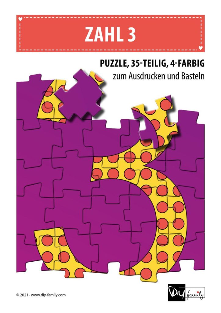 Gepunktete Zahlen 3 – Puzzle