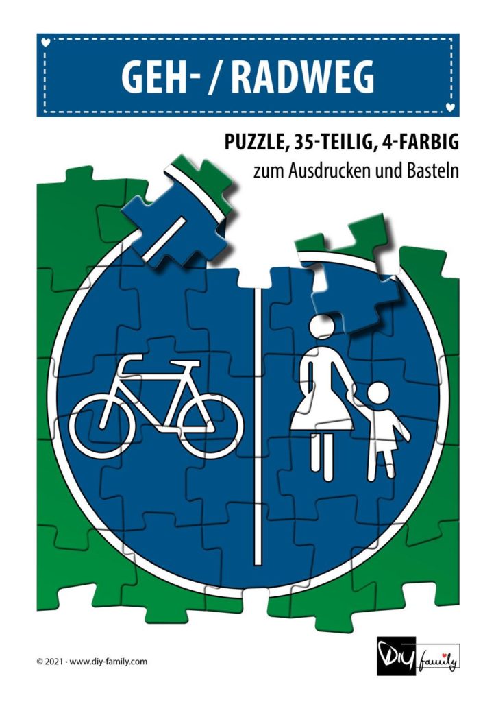 Geh- Radweg – Puzzle