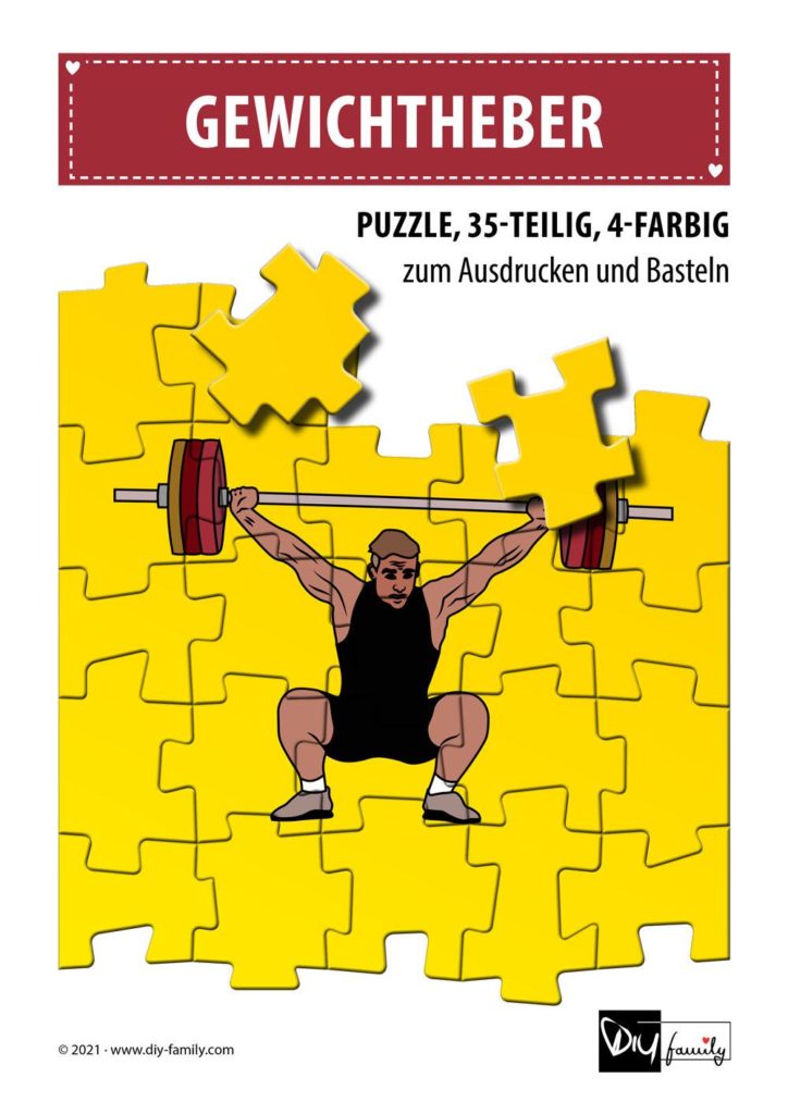 Gewichtheber – Puzzle
