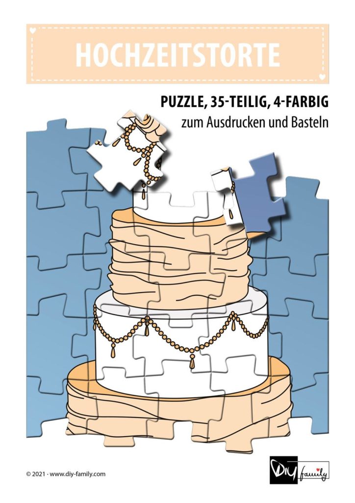 Hochzeitsstorte – Puzzle