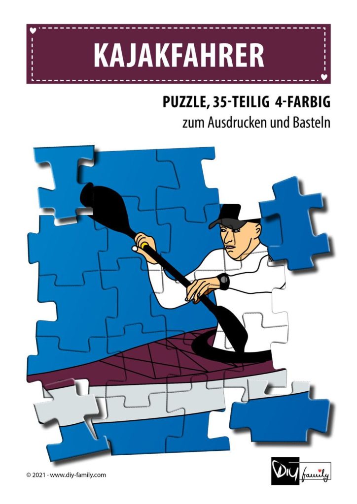 Kajakfahrer – Puzzle