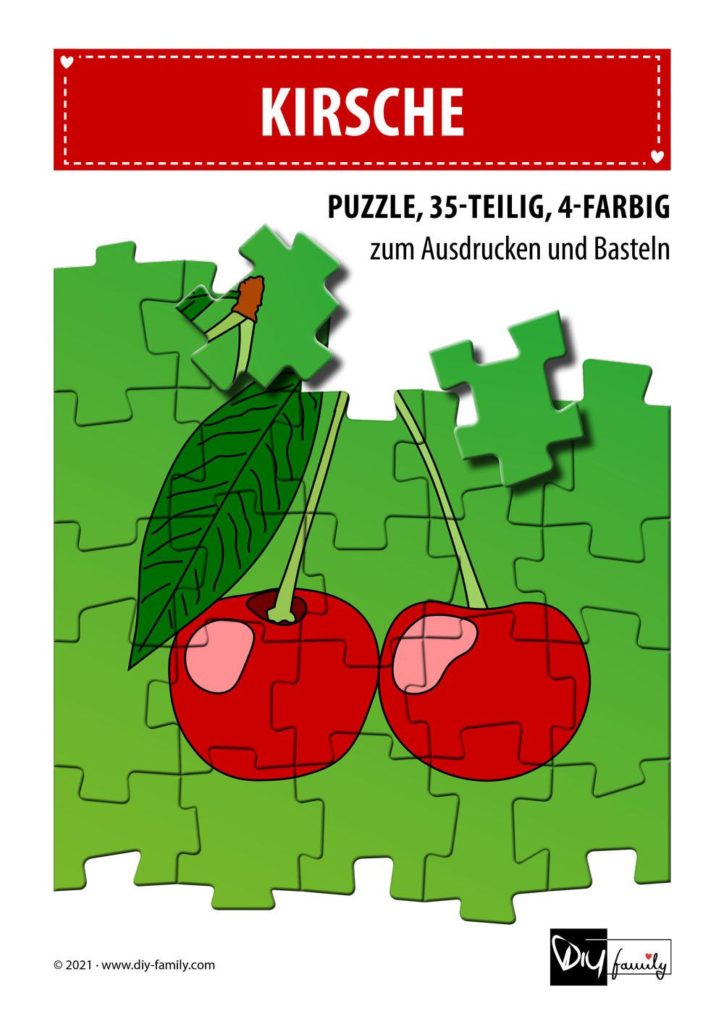 Kirsche – Puzzle