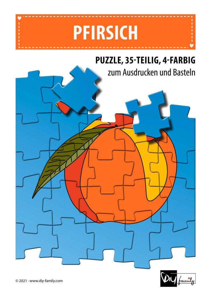 Pfirsich – Puzzle
