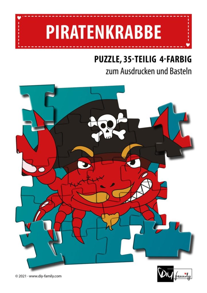 Piratenkrabbe – Puzzle