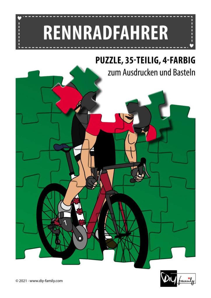 Rennradfahrer – Puzzle