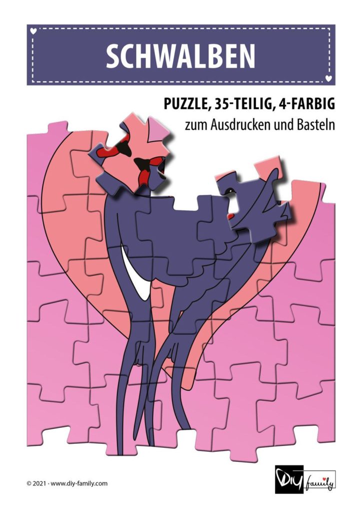 Schwalben – Puzzle