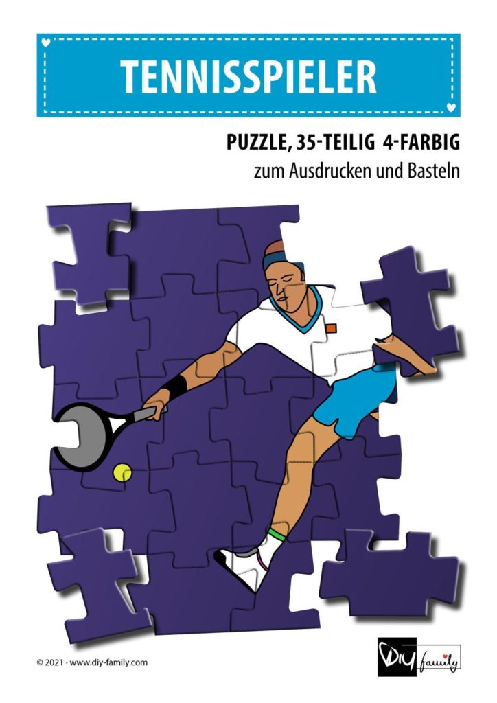 Tennisspieler – Puzzle