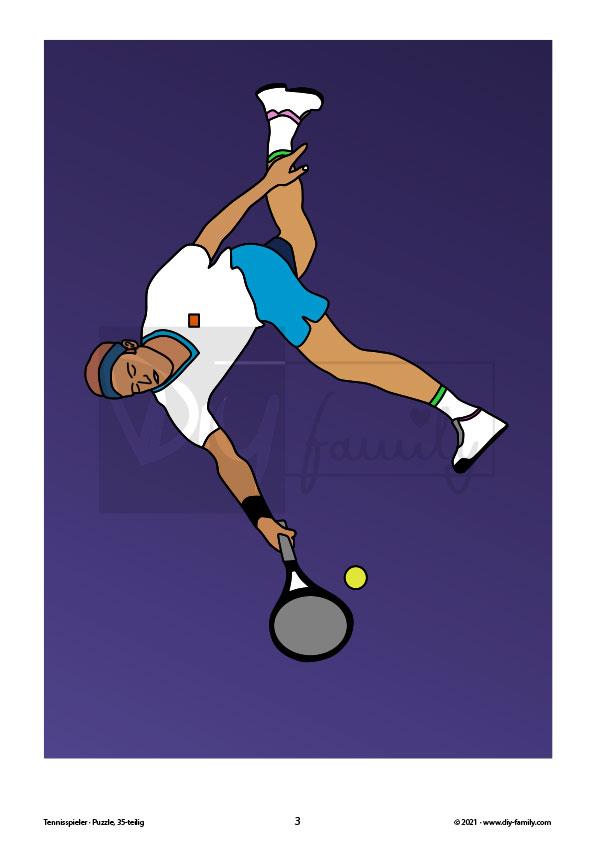 Tennisspieler – Puzzle
