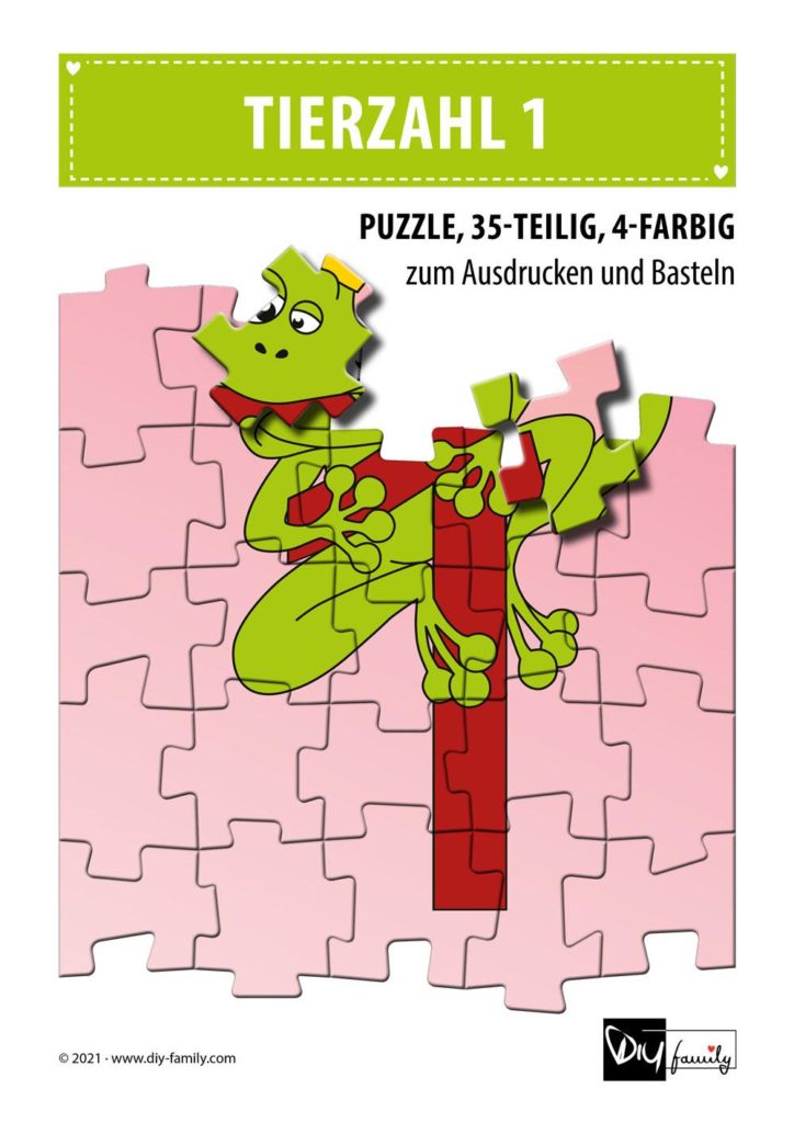 Tierzahlen 1 – Puzzle