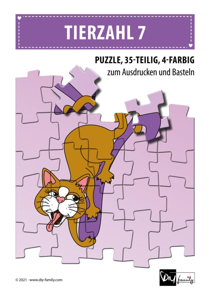 Tierzahlen 7 – Puzzle