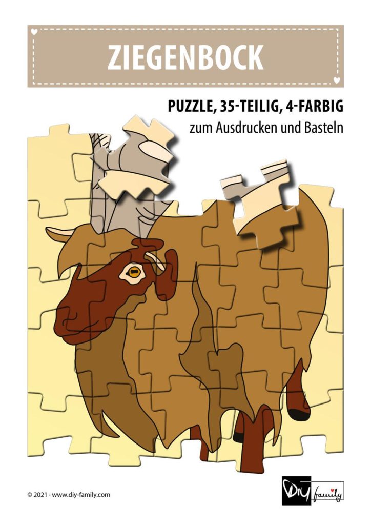 Ziegenbock – Puzzle