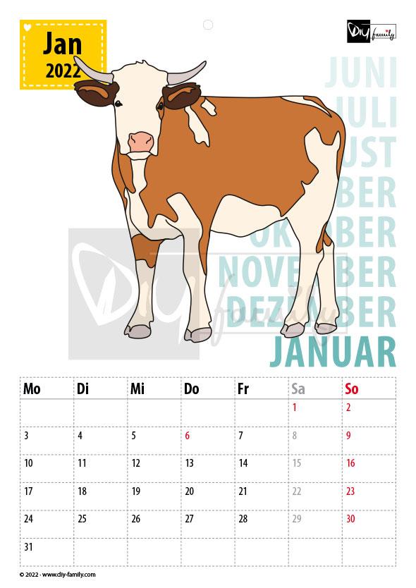 Bauernhof 1 – Kalender 2022