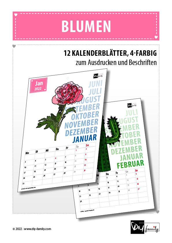 Blumen – Kalender 2022