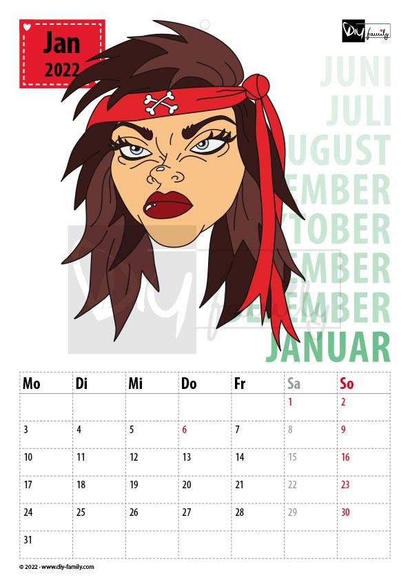 Piraten – Kalender 2022