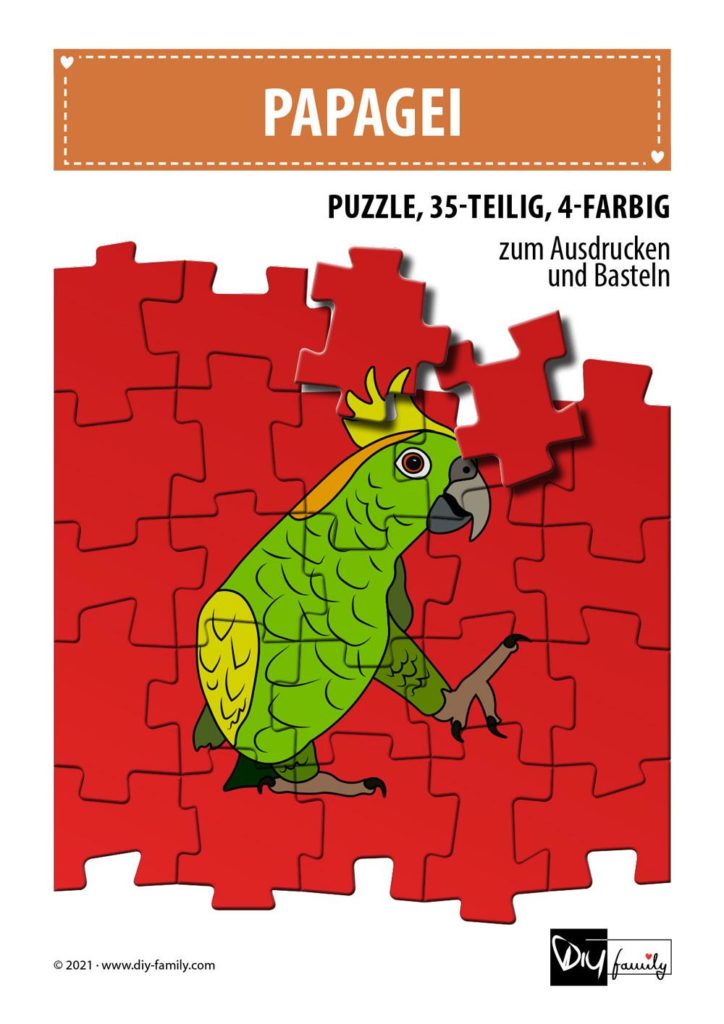 Papagei – Puzzle