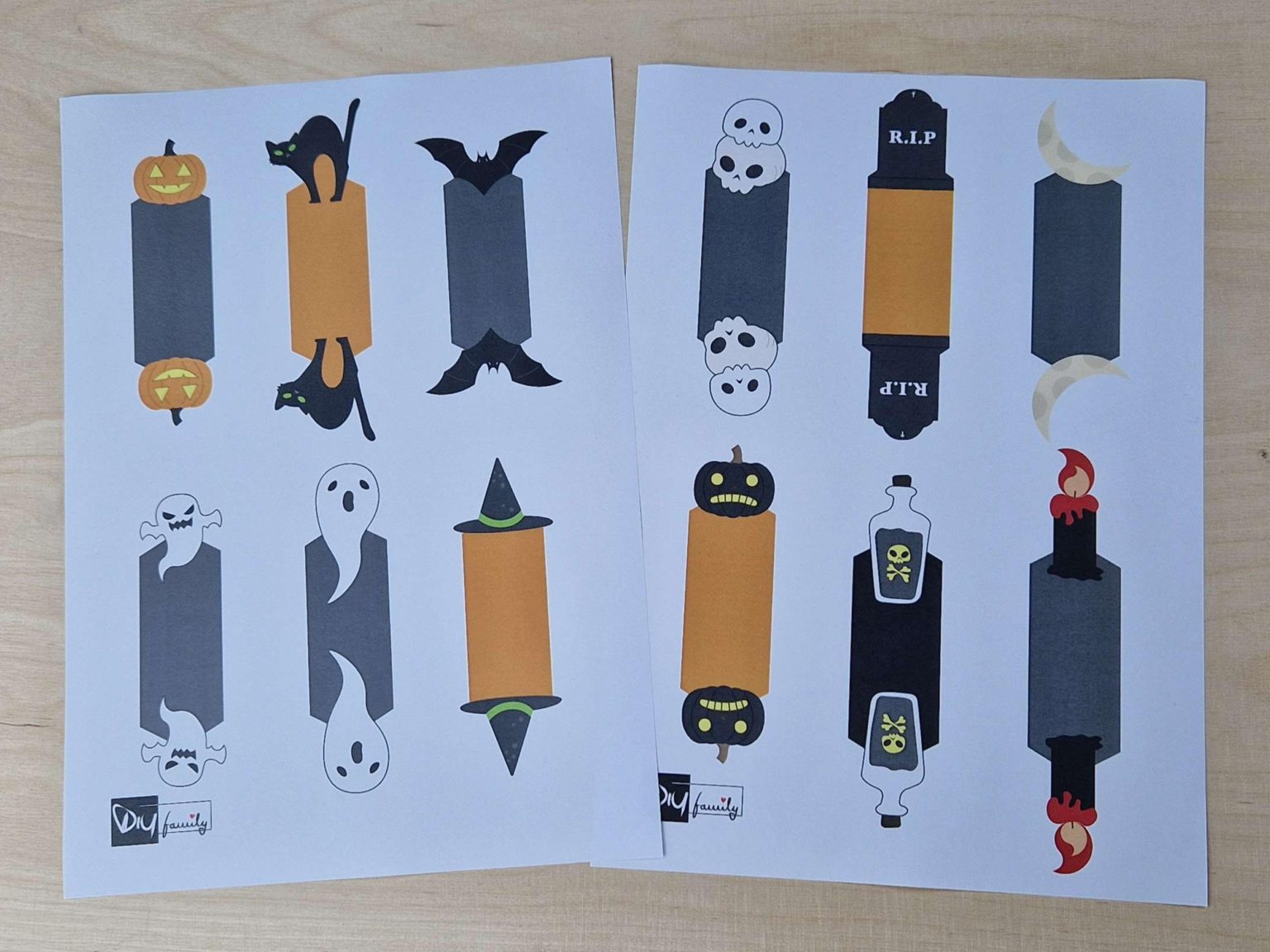 Ferrero Küsschen Banderolen „Halloween“ - DIY-Family