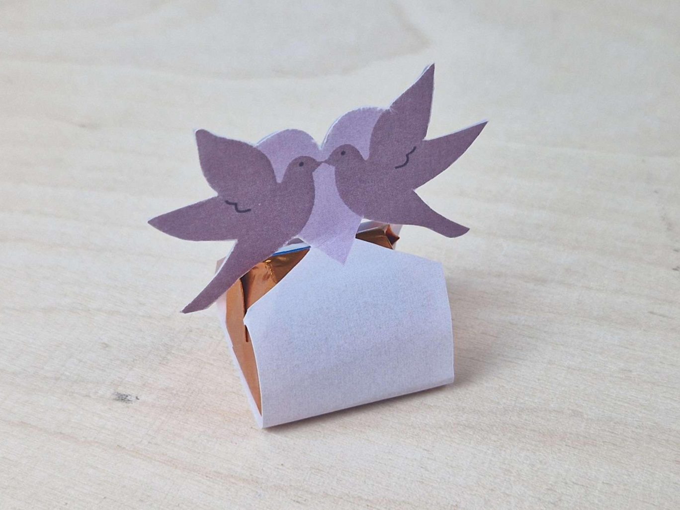 Ferrero Küsschen Banderolen – Hochzeit - DIY-Family