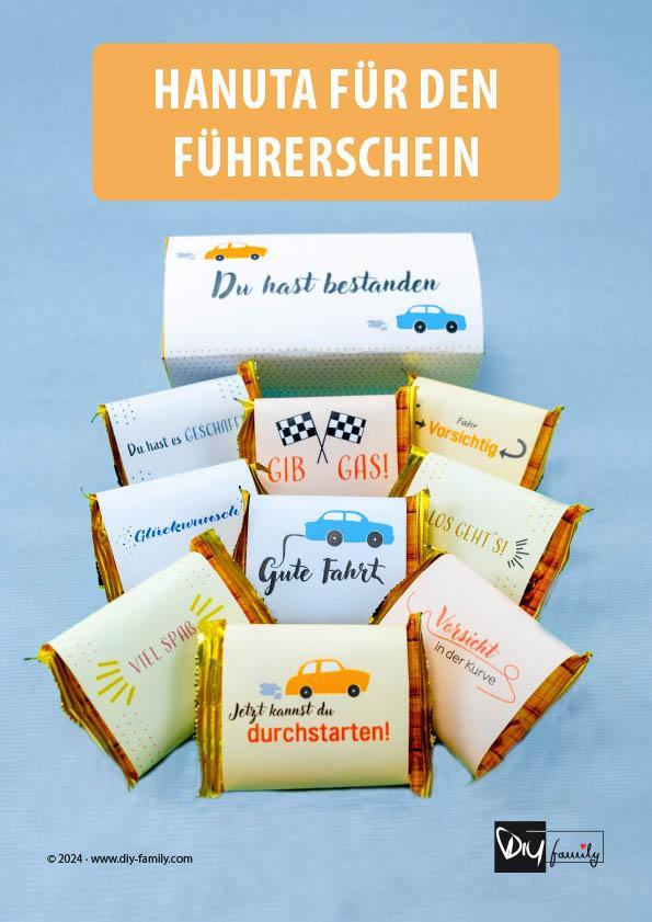 Hanuta Banderolen „Führerschein“