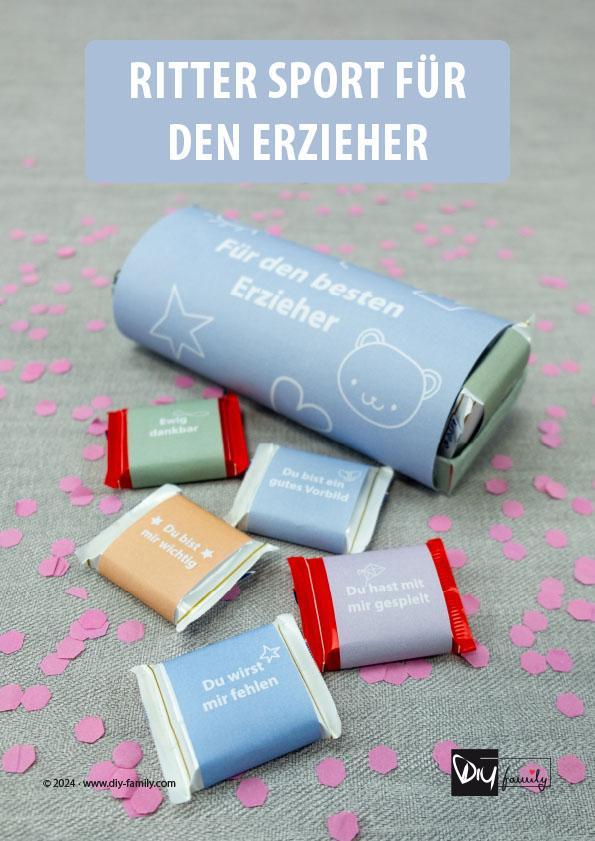 Ritter Sport Banderolen „Erzieher“