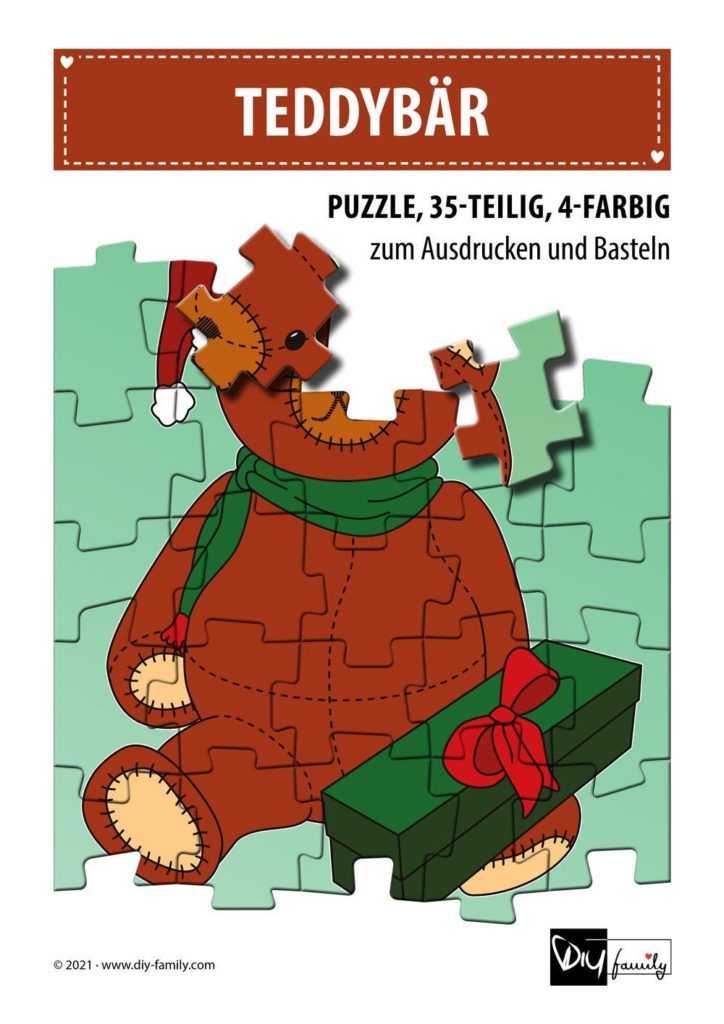 Teddybär – Puzzle