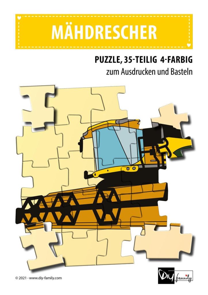 Mähdrescher – Puzzle