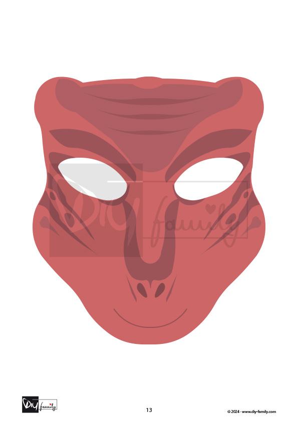 Dinosaurier Masken